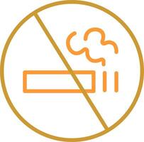 No Smoking Sign Vector Icon