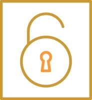 Open Lock I Vector Icon