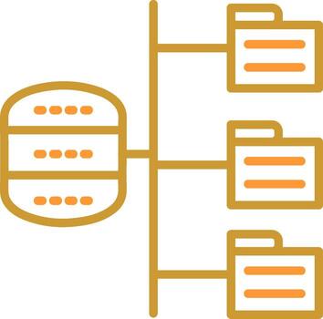 Data Structure Vector Icon
