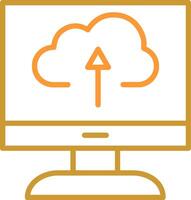 Cloud Backup Vector Icon