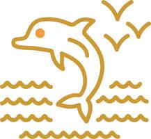 Dolphin Vector Icon