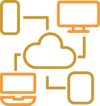 Cloud Computing Vector Icon