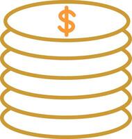 Stack of Coins Vector Icon