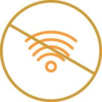 sin icono de vector wifi