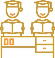 Combined Study Vector Icon