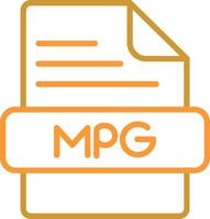 MPG Vector Icon