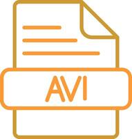 AVI Vector Icon