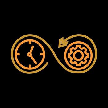 Time Optimization Vector Icon