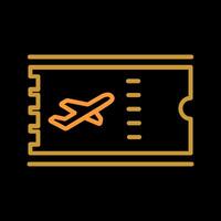 Plane Tickets Vector Icon