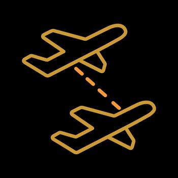 Multiple Flights Vector Icon