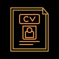 CV Vector Icon