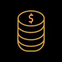 Stack of Coins Vector Icon