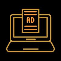 Internet Ads Vector Icon