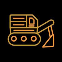 Excavator Vector Icon