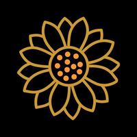 Sunflower Vector Icon