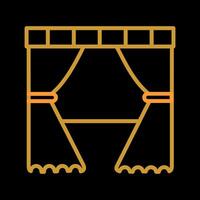 Curtain Vector Icon