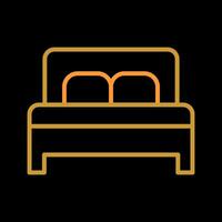 Double Bed II Vector Icon