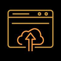 Upload Web Vector Icon