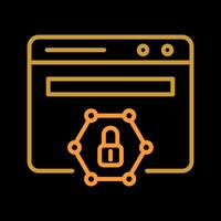 Web Protected Vector Icon