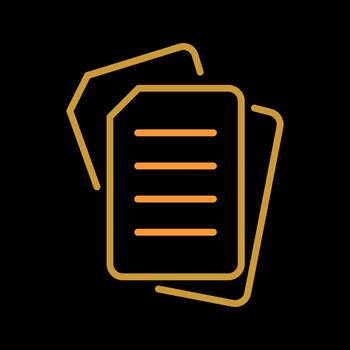 icono de vector de documento