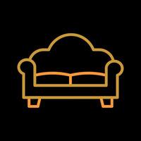 Double Sofa Vector Icon