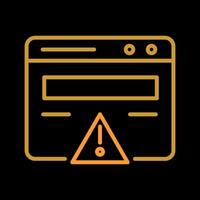 Web Error Vector Icon