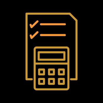 icono de vector de cálculo