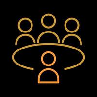 Conference Table Vector Icon