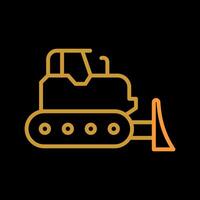 Bulldozer Vector Icon