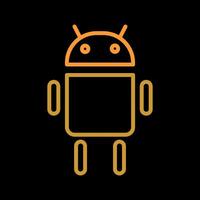 icono de vector de Android