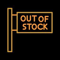 Out of Stock Vector Icon