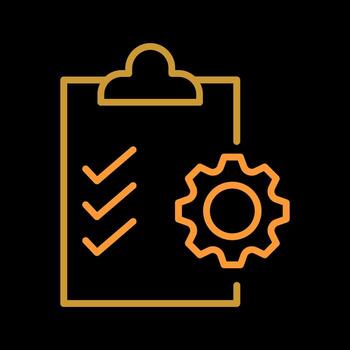 icono de vector de lista de verificación