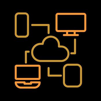 Cloud Computing Vector Icon