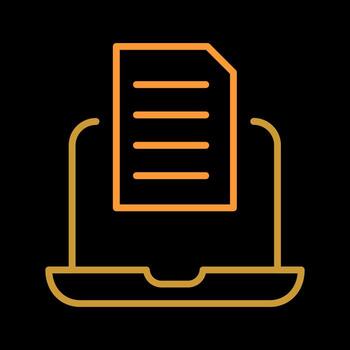icono de vector de documento