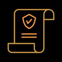Insurance Policy Vector Icon
