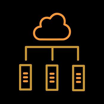 Digital Library Vector Icon