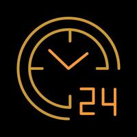 24 hours Vector Icon