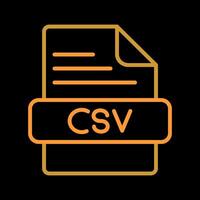 CSV Vector Icon