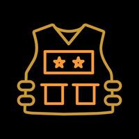 Police Vest Vector Icon