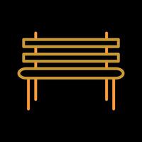 Garden Bench Vector Icon