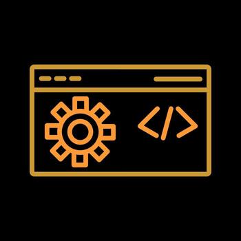 código mejoramiento vector icono