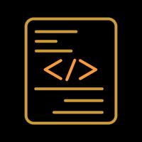 Piece of Code Vector Icon