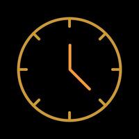 icono de vector de reloj