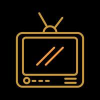 Television Broadcast Vector Icon