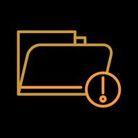 Vulnerable Folder Vector Icon