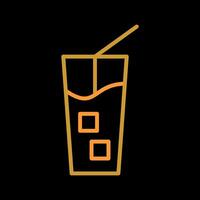 Iced Coffee Vector Icon