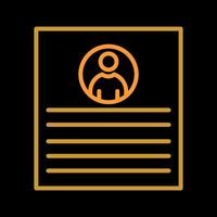 Client Profile Vector Icon