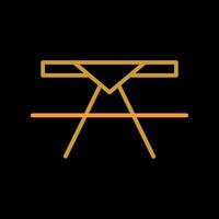 Picnic Table Vector Icon