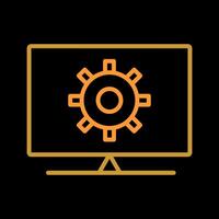 Computer Settings Vector Icon