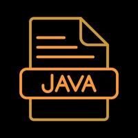 icono de vector de java